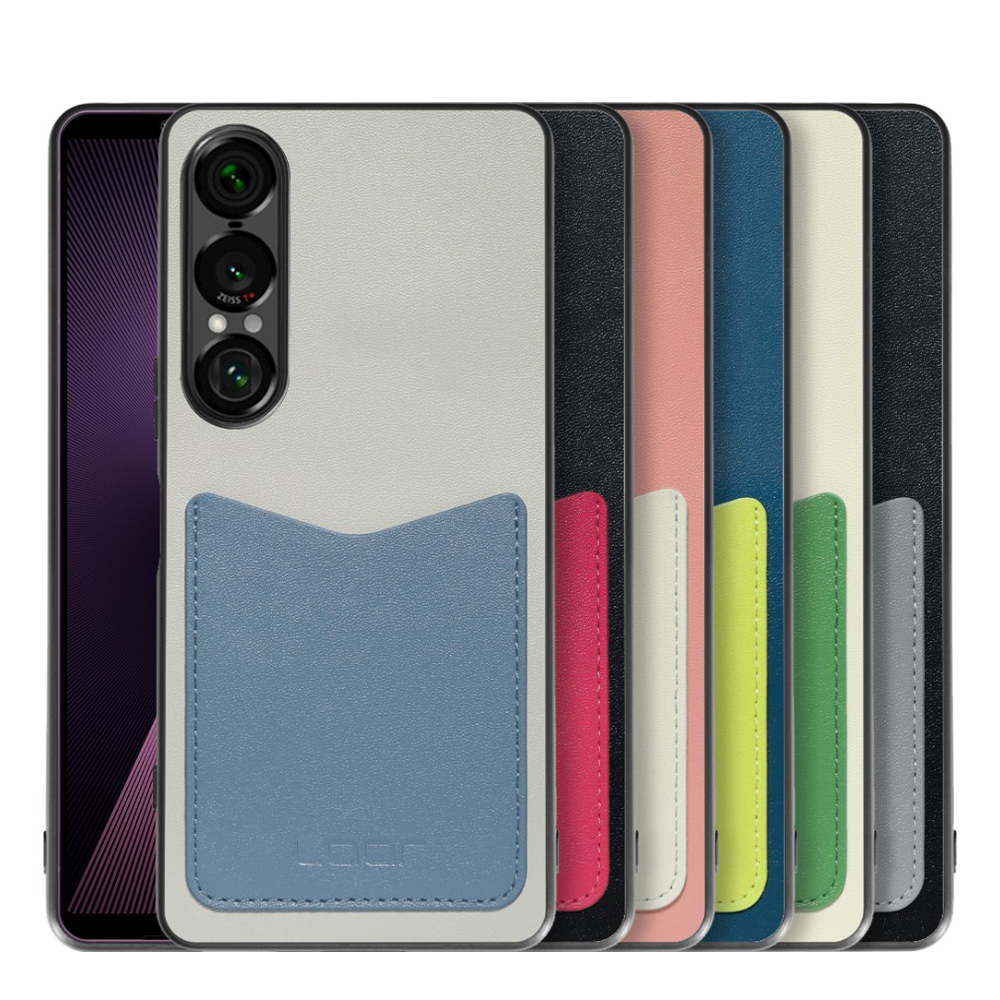 [ LOOF PASS-SHELL ] Xperia 1 VII SO-51F スマホケース 背面 ケース カバー ハードケース カード収納 カードホルダー ストラップホール [ Xperia 1 VII ]