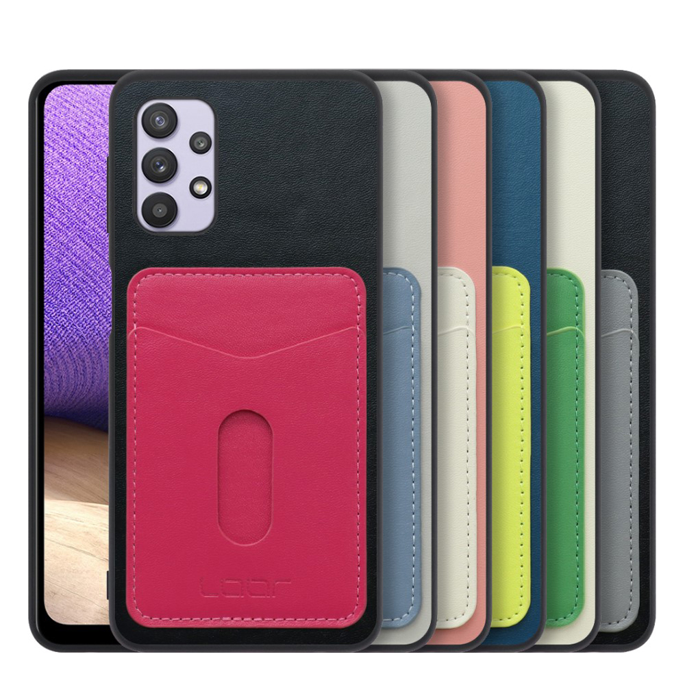 [ LOOF PASS-SHELL スライド] Galaxy A32 5G SCG08 a325g スマホケース 背面 ケース カバー ハードケース カード収納 カードホルダー ストラップホール [ Galaxy A32 5G ]