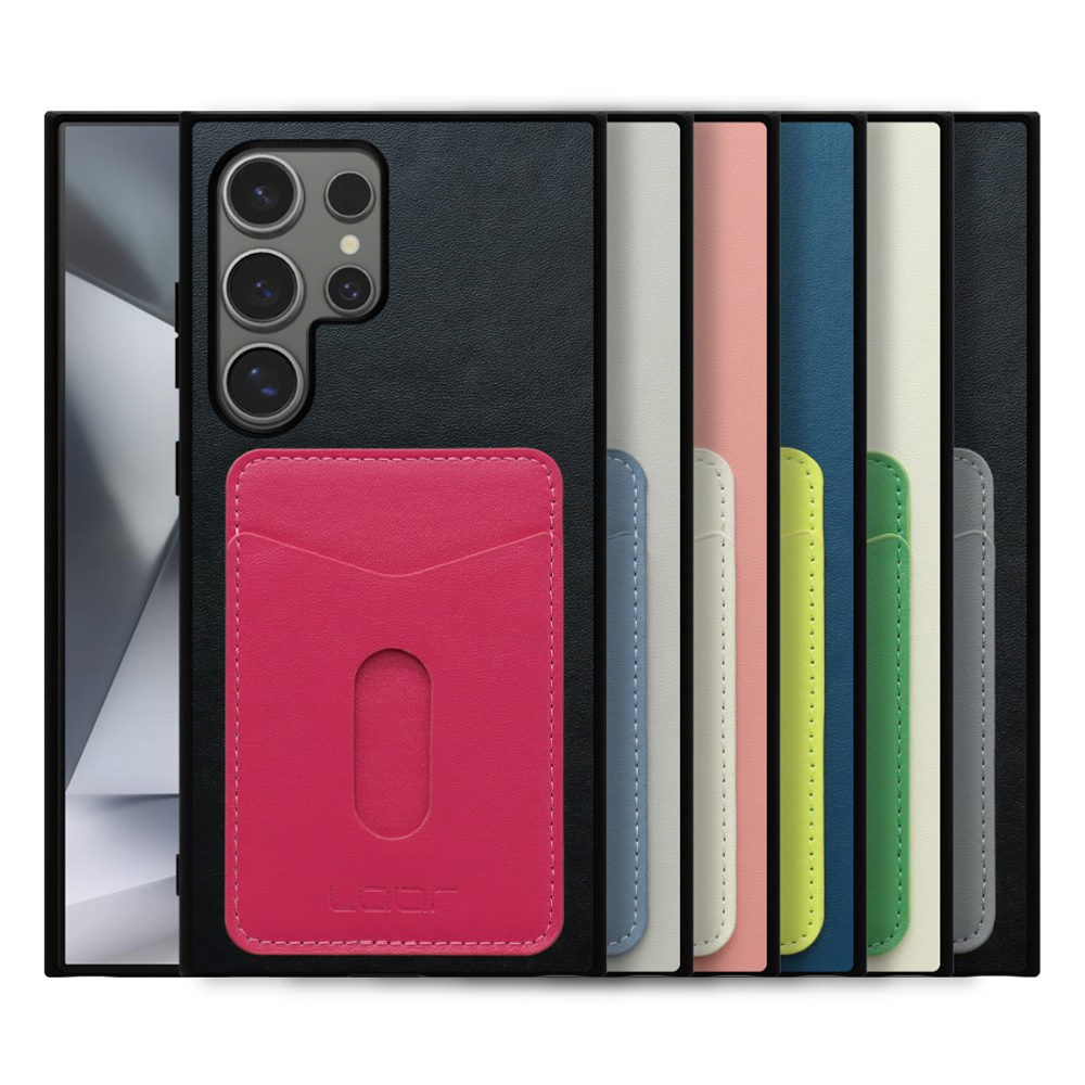 [ LOOF PASS-SHELL スライド] Galaxy S24 Ultra s24ultra スマホケース 背面 ケース カバー ハードケース カード収納 カードホルダー ストラップホール [ Galaxy S24 Ultra ]