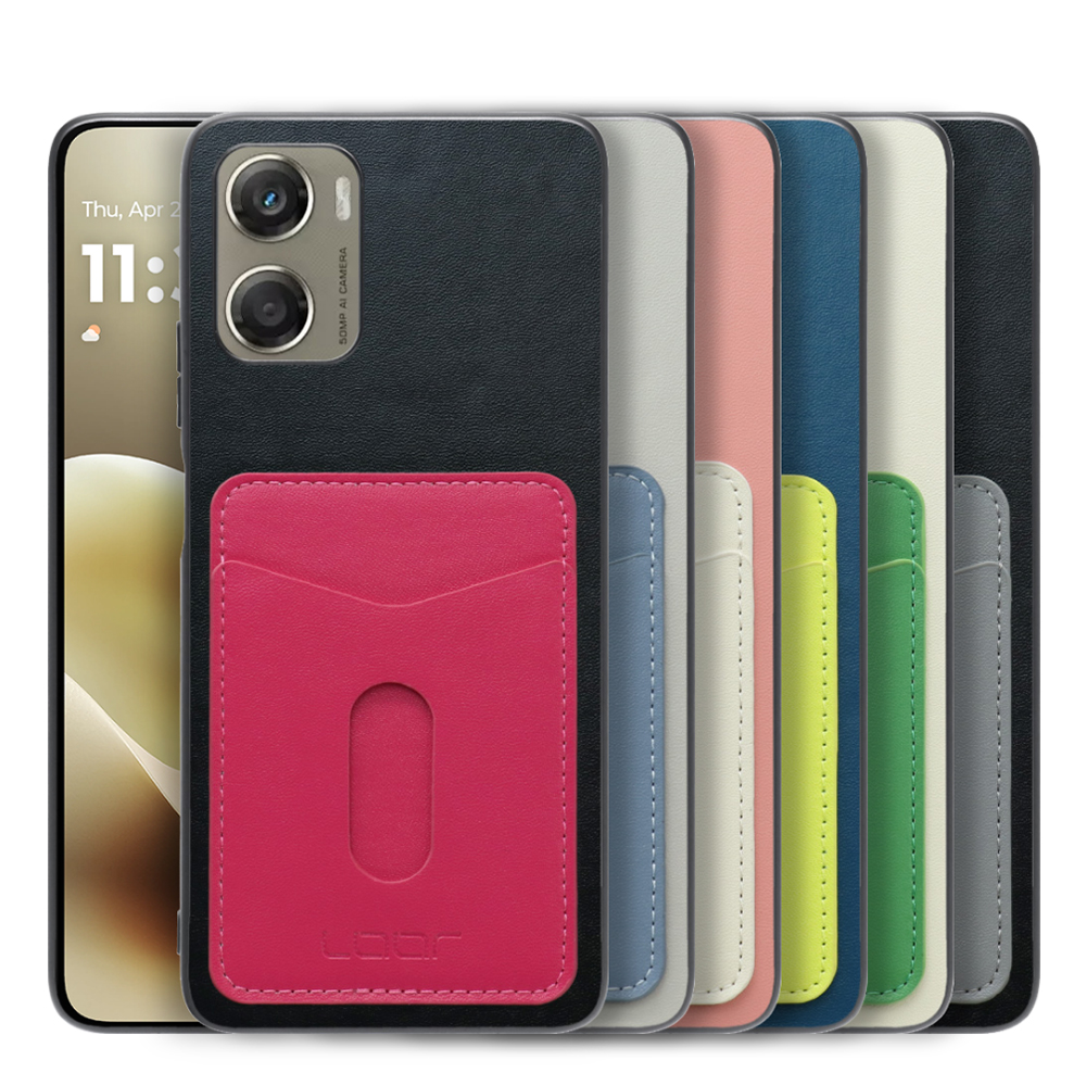 [ LOOF PASS-SHELL スライド] moto g06 モトローラ XT2535-6 スマホケース 背面 ケース カバー ハードケース カード収納 カードホルダー ストラップホール [ moto g06 ]