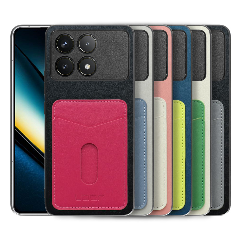 [ LOOF PASS-SHELL スライド] POCO F6 Pro  スマホケース 背面 ケース カバー ハードケース カード収納 カードホルダー ストラップホール [ POCO F6 Pro ]