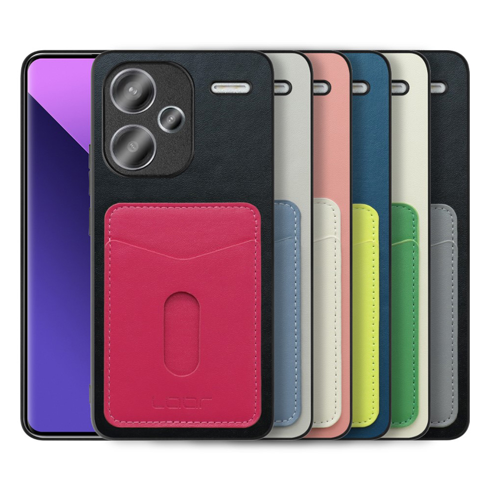 [ LOOF PASS-SHELL スライド] Xiaomi Redmi Note 13 Pro+ 5G  スマホケース 背面 ケース カバー ハードケース カード収納 カードホルダー ストラップホール [ Redmi Note 13 Pro+ 5G ]