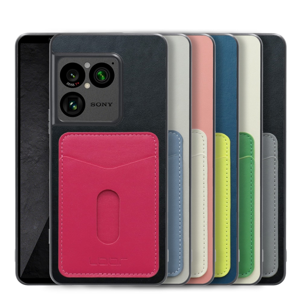 [ LOOF PASS-SHELL スライド] Xperia 1 VIII XQ-GE44 SO-51G スマホケース 背面 ケース カバー ハードケース カード収納 カードホルダー ストラップホール [ Xperia 1 VIII ]