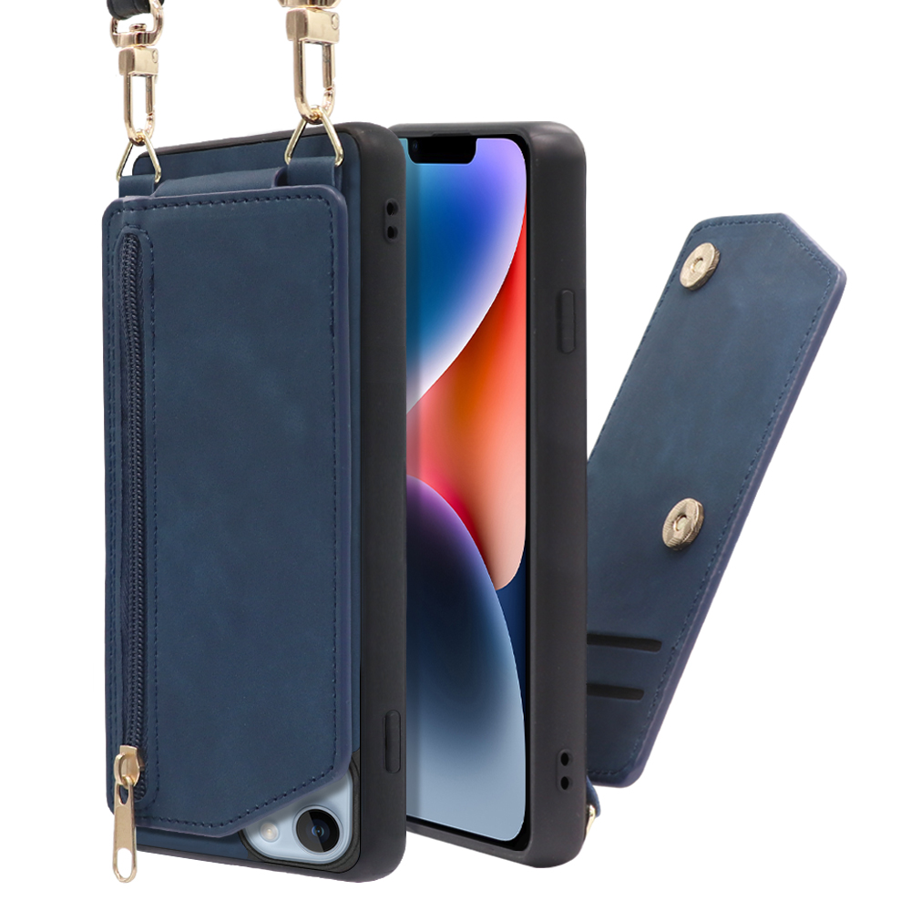 [ LOOF SHOULDER-FLIP ] iPhone 14 iphone14 スマホケース 背面 ケース カバー ハードケース ショルダー スマホショルダー ストラップ 肩掛け 首掛け カード収納 [ iPhone 14 ]