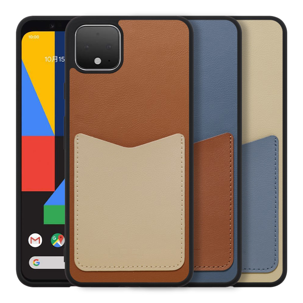 [LOOF PASS-SHELL (LEATHER Ver.)] Google Pixel 4 XL googlepixel pixel4xl ピクセル4XL スマホケース 背面 ケース カバー ハードケース カード収納 カードホルダー ストラップホール [ Google Pixel 4 XL ]