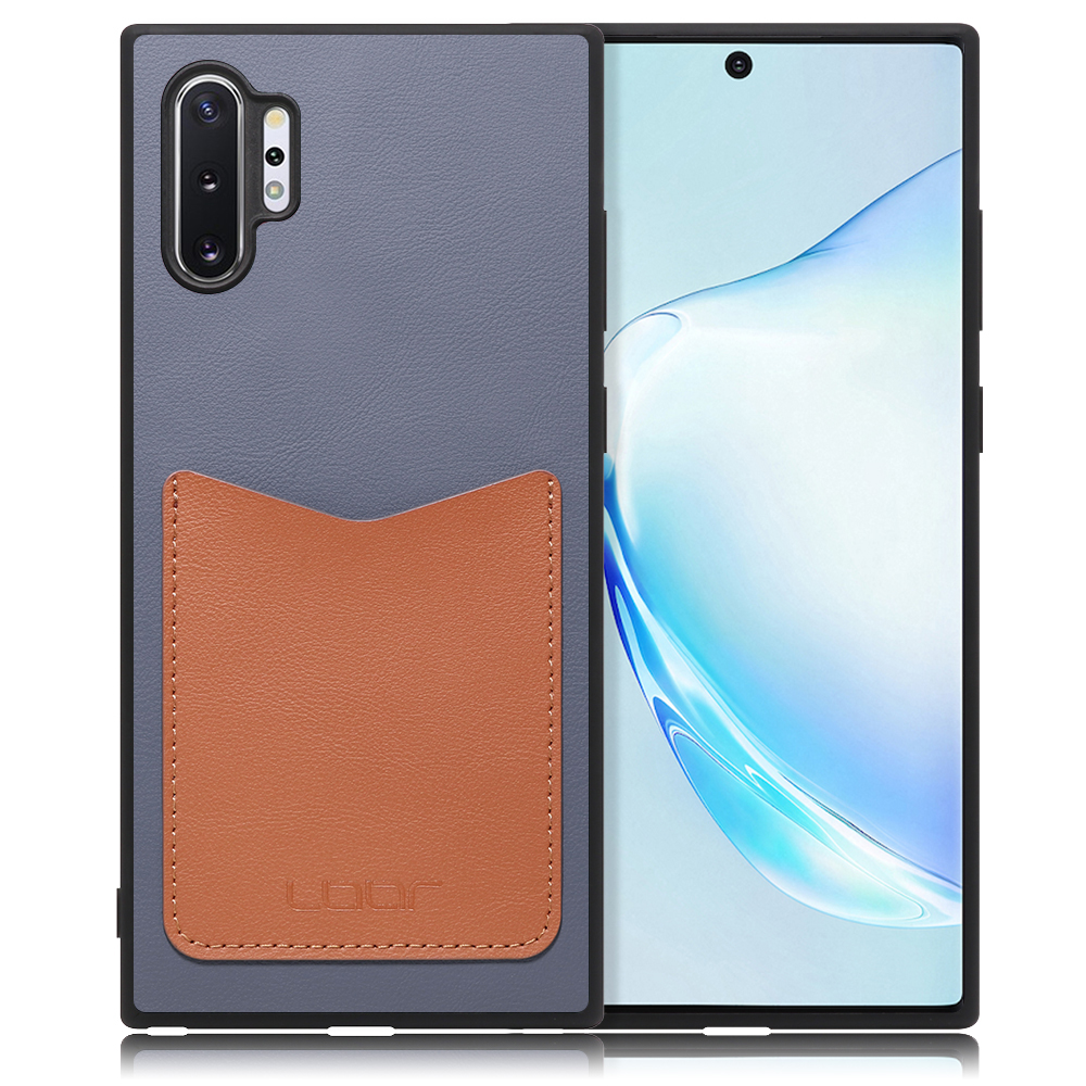 [LOOF PASS-SHELL (LEATHER Ver.)] Galaxy Note10+ / SC-01M / SCV45 note10+ note10plus note10 plus スマホケース 背面 ケース カバー ハードケース カード収納 カードホルダー ストラップホール [ Galaxy Note10+ ]