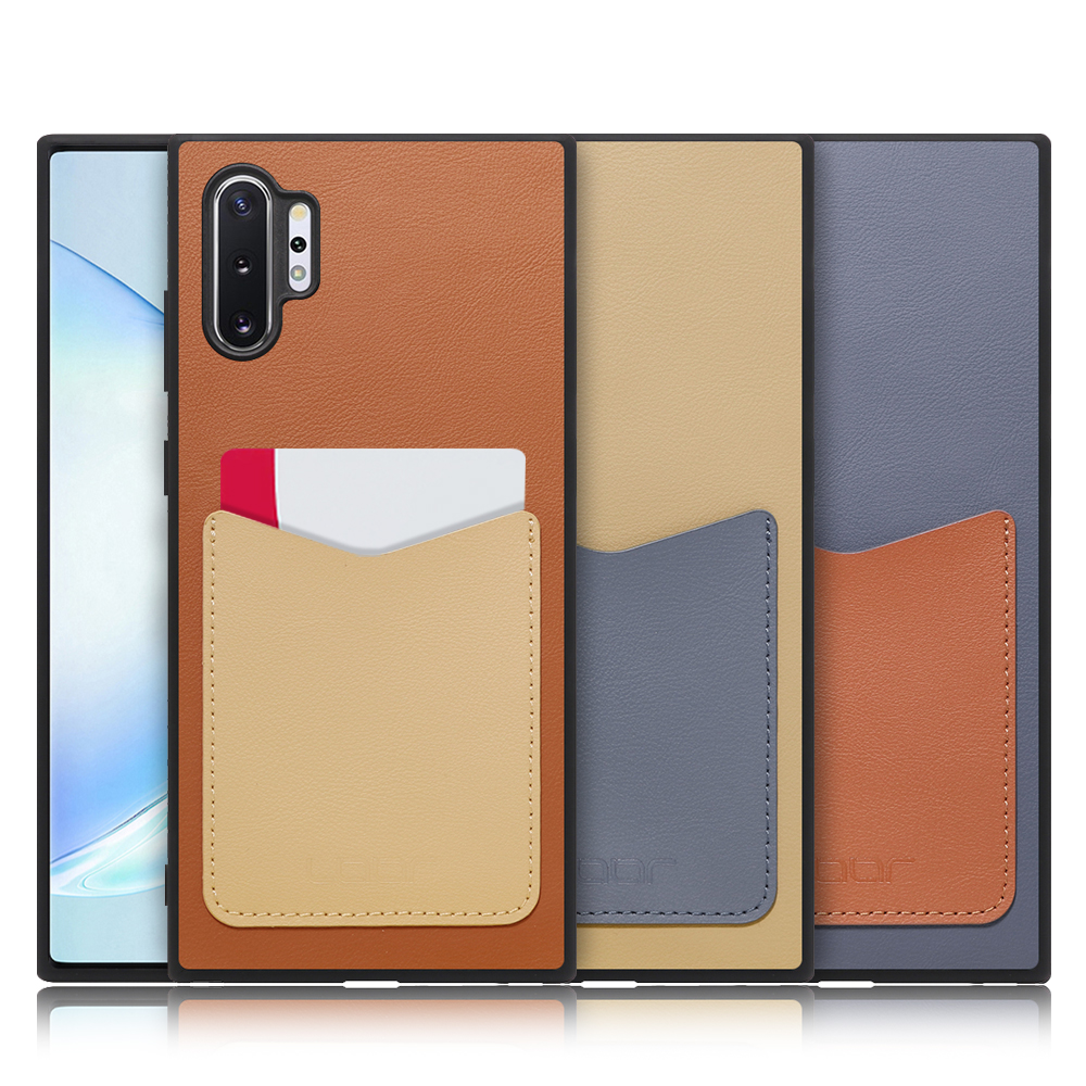 [LOOF PASS-SHELL (LEATHER Ver.)] Galaxy Note10+ / SC-01M / SCV45 note10+ note10plus note10 plus スマホケース 背面 ケース カバー ハードケース カード収納 カードホルダー ストラップホール [ Galaxy Note10+ ]