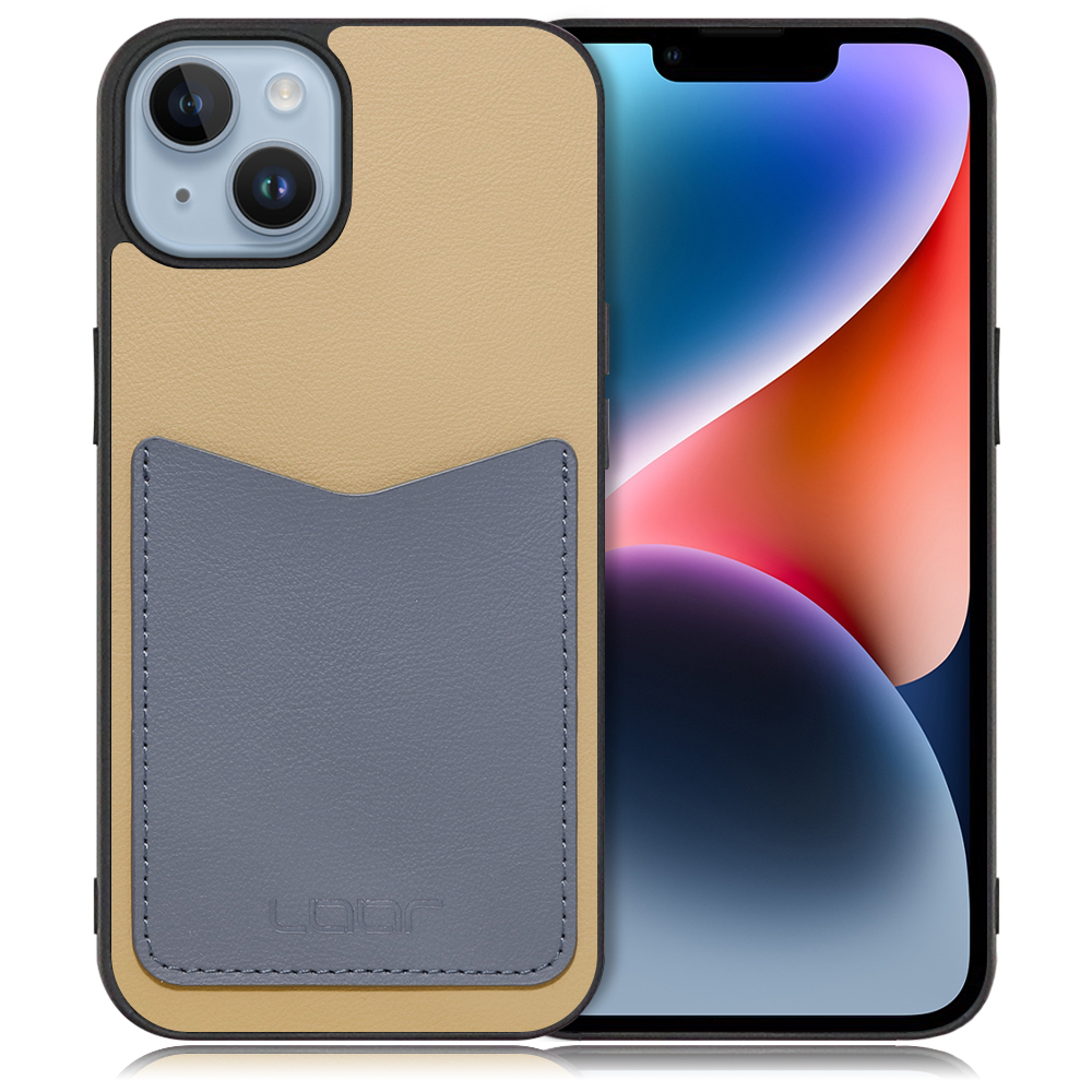 [LOOF PASS-SHELL (LEATHER Ver.)] iPhone 14 iphone14 スマホケース 背面 ケース カバー ハードケース カード収納 カードホルダー ストラップホール [ iPhone 14 ]