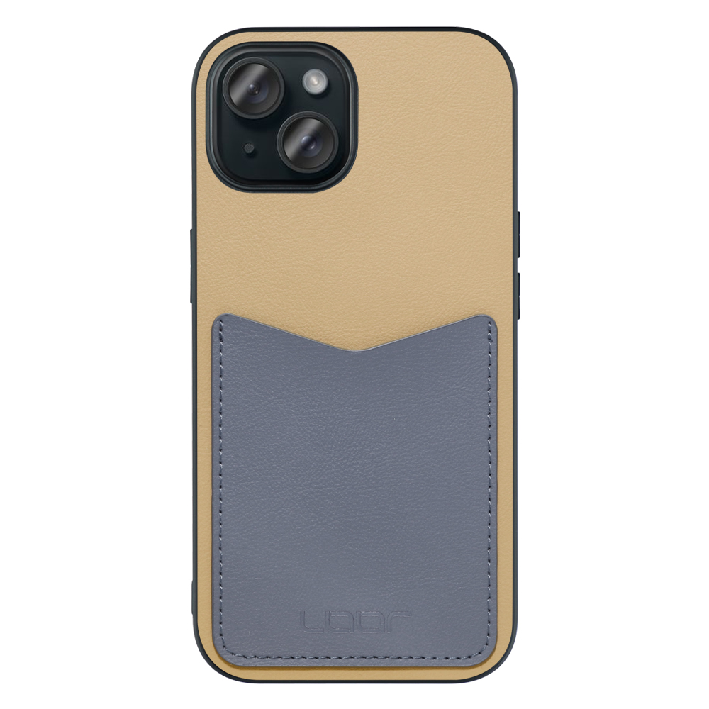 [ LOOF PASS-SHELL (LEATHER Ver.) ] iPhone 15 iPhone15 アイフォン15 iPhone 15 アイフォン 15 スマホケース 背面 ケース カバー ハードケース カード収納 カードホルダー ストラップホール [ iPhone 15 ]