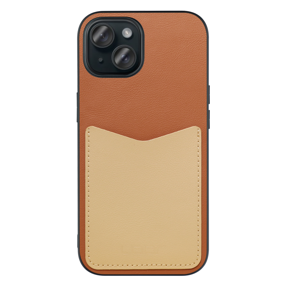 [ LOOF PASS-SHELL (LEATHER Ver.) ] iPhone 15 iPhone15 アイフォン15 iPhone 15 アイフォン 15 スマホケース 背面 ケース カバー ハードケース カード収納 カードホルダー ストラップホール [ iPhone 15 ]