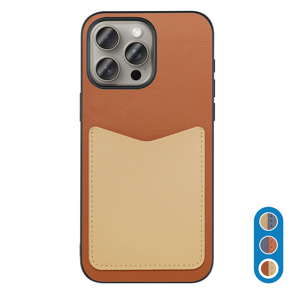 LooCo Official Shop / [ LOOF PASS-SHELL (LEATHER Ver.) ] iPhone 15