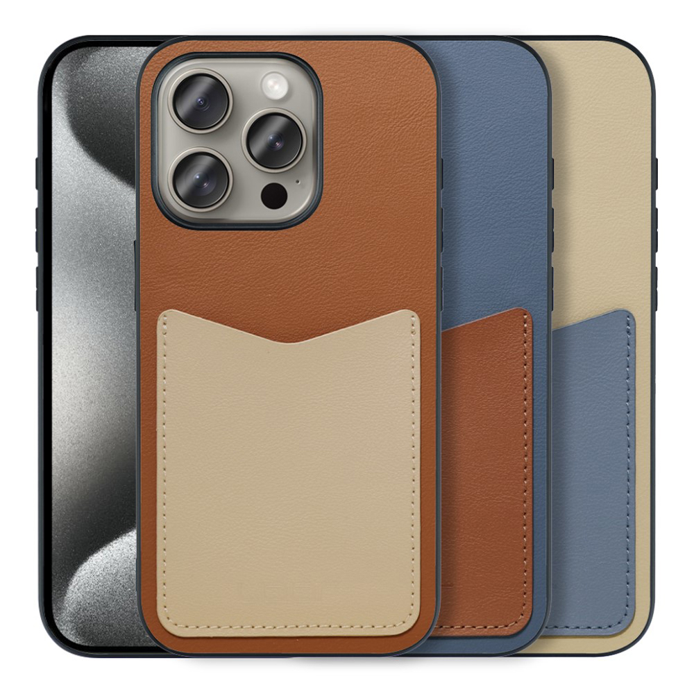 [ LOOF PASS-SHELL (LEATHER Ver.) ] iPhone 15 Pro iPhone15 Pro アイフォン15 プロ iPhone 15 Pro 15Pro アイフォン 15 スマホケース 背面 ケース カバー ハードケース カード収納 カードホルダー ストラップホール [ iPhone 15 Pro ]