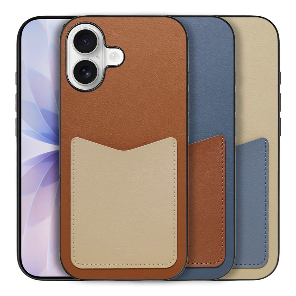 [ LOOF PASS-SHELL (LEATHER Ver.) ] iPhone 17 iPhone17 アイフォン17 iPhone 17 アイフォン 17 スマホケース 背面 ケース カバー ハードケース カード収納 カードホルダー ストラップホール [ iPhone 17 用 ]