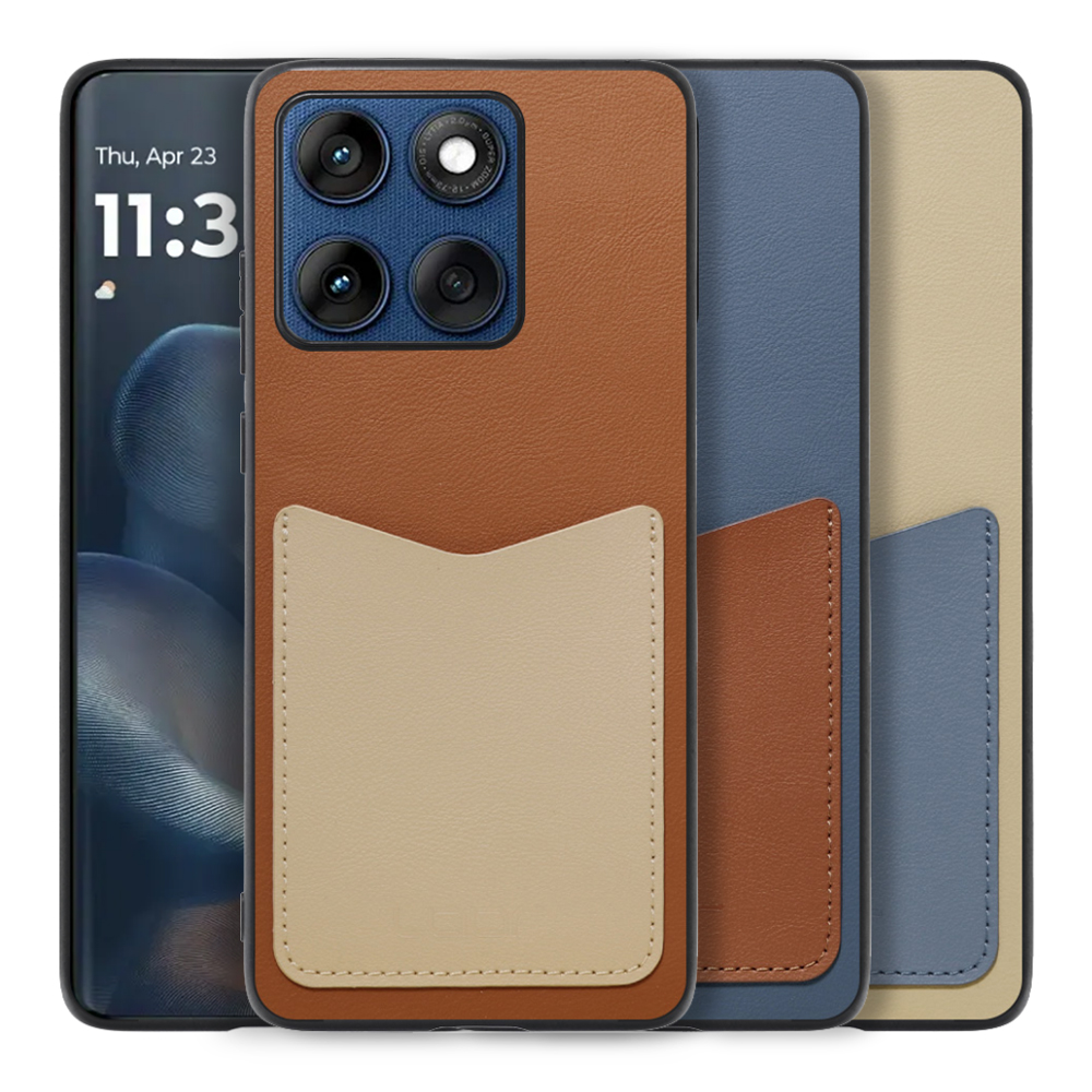 [ LOOF PASS-SHELL (LEATHER Ver.) ] motorola edge 60 モトローラ XT2507-3 XT2507-6 スマホケース 背面 ケース カバー ハードケース カード収納 カードホルダー ストラップホール [ motorola edge 60 ]