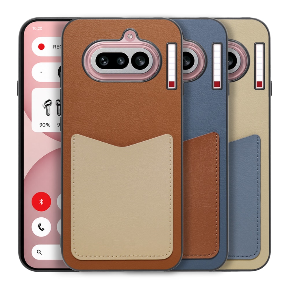 [ LOOF PASS-SHELL (LEATHER Ver.) ] Nothing Phone (4a) A069 スマホケース 背面 ケース カバー ハードケース カード収納 カードホルダー ストラップホール [ Nothing Phone (4a) ]