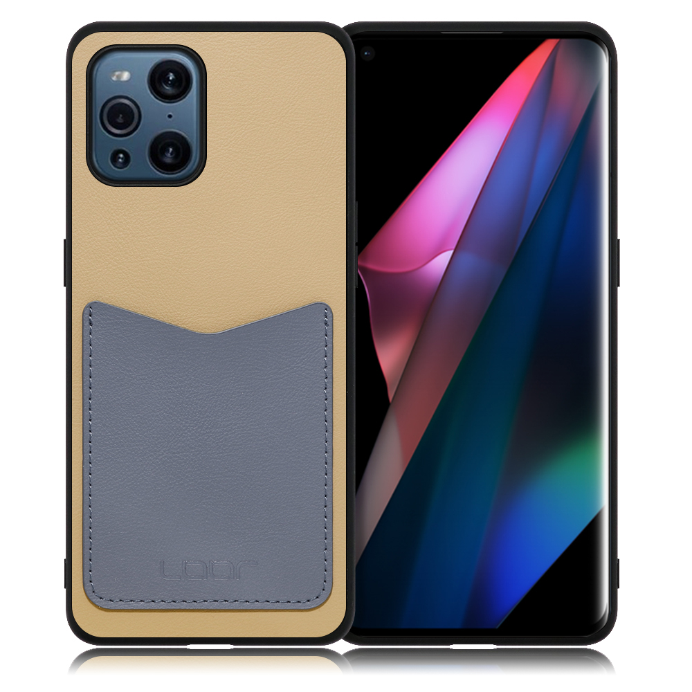 [LOOF PASS-SHELL (LEATHER Ver.)] OPPO Find X3 Pro / OPG03 findx3pro x3pro findx3 スマホケース 背面 ケース カバー ハードケース カード収納 カードホルダー ストラップホール [ OPPO Find X3 Pro ]