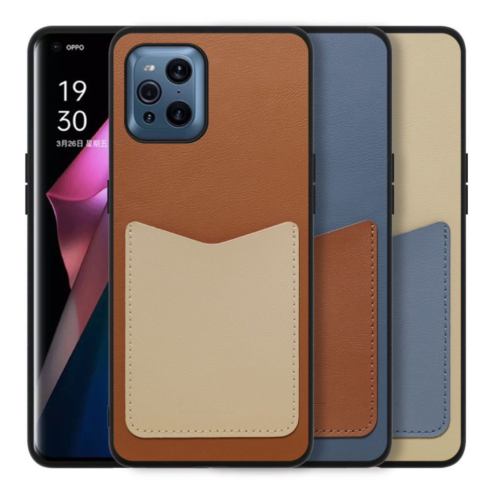 [LOOF PASS-SHELL (LEATHER Ver.)] OPPO Find X3 Pro / OPG03 findx3pro x3pro findx3 スマホケース 背面 ケース カバー ハードケース カード収納 カードホルダー ストラップホール [ OPPO Find X3 Pro ]