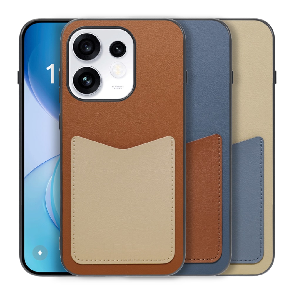 [ LOOF PASS-SHELL (LEATHER Ver.) ] OPPO Reno16 5G CPH2865 スマホケース 背面 ケース カバー ハードケース カード収納 カードホルダー ストラップホール [ OPPO Reno16 5G ]