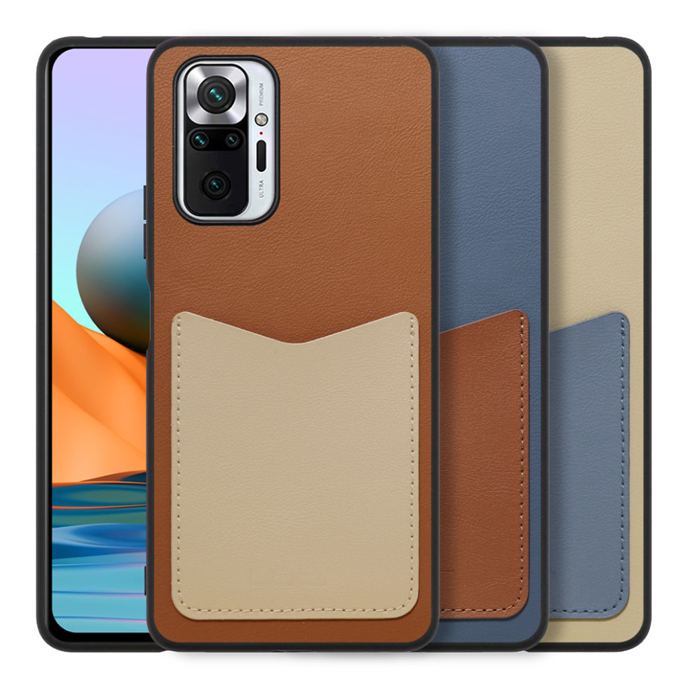 [LOOF PASS-SHELL (LEATHER Ver.)] Xiaomi Redmi Note 10 Pro redminote10pro note10pro redminote 10pro スマホケース 背面 ケース カバー ハードケース カード収納 カードホルダー ストラップホール [ Redmi Note 10 Pro ]