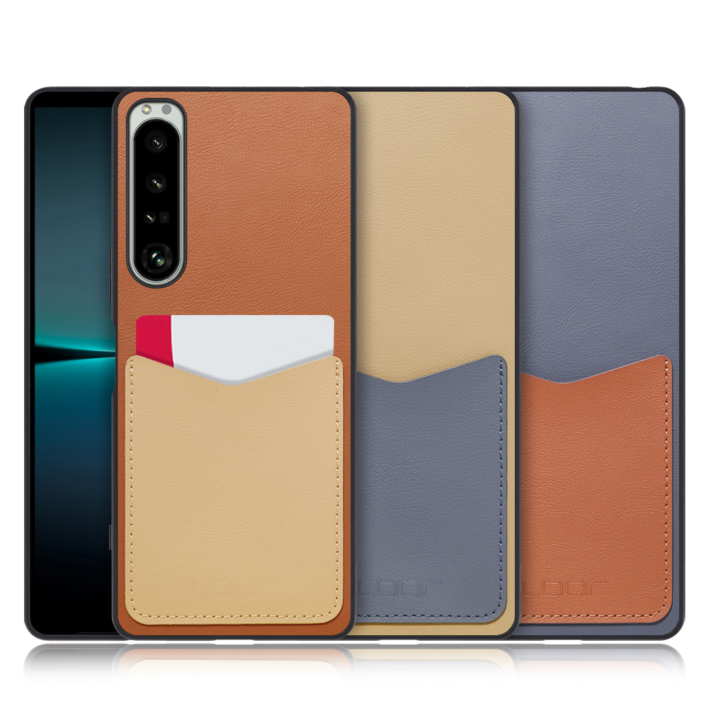 [LOOF PASS-SHELL (LEATHER Ver.)] Xperia 1 IV / SO-51C / SOG06 xperia1Ⅳ 1Ⅳ xperia1 スマホケース 背面 ケース カバー ハードケース カード収納 カードホルダー ストラップホール [ Xperia 1 IV ]