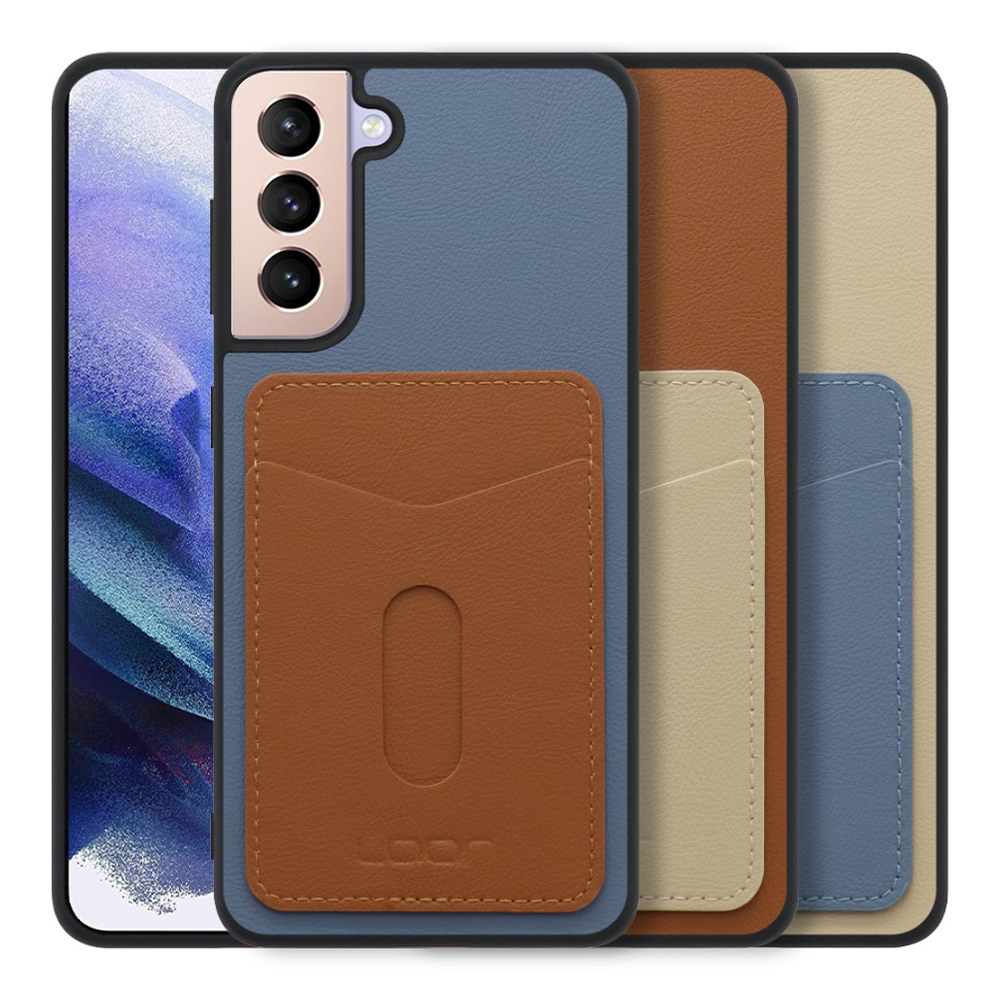 [ LOOF PASS-SHELL (LEATHER Ver.) スライド ] Galaxy S21+ 5G SCG10 s21plus s21 plus s21plus5g s21+5g スマホケース 背面 ケース カバー ハードケース カード収納 カードホルダー ストラップホール [ Galaxy S21+ 5G ]