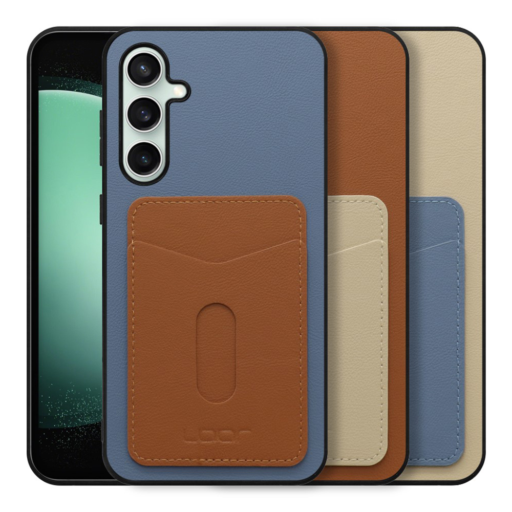 [ LOOF PASS-SHELL (LEATHER Ver.) スライド ] Galaxy S23 FE s23fe スマホケース 背面 ケース カバー ハードケース カード収納 カードホルダー ストラップホール [ Galaxy S23 FE ]