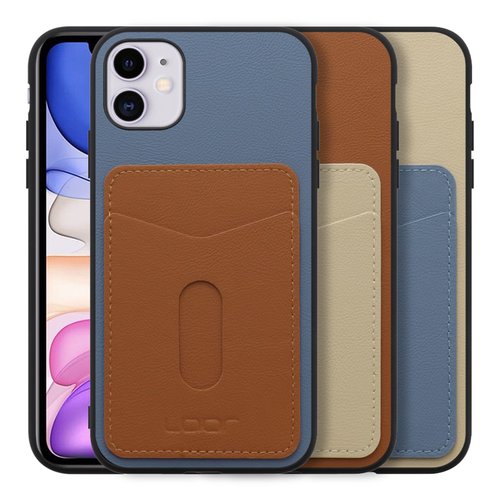 [ LOOF PASS-SHELL (LEATHER Ver.) スライド ] iPhone 11 iPhone11 スマホケース 背面 ケース カバー ハードケース カード収納 カードホルダー ストラップホール [ iPhone 11 ]