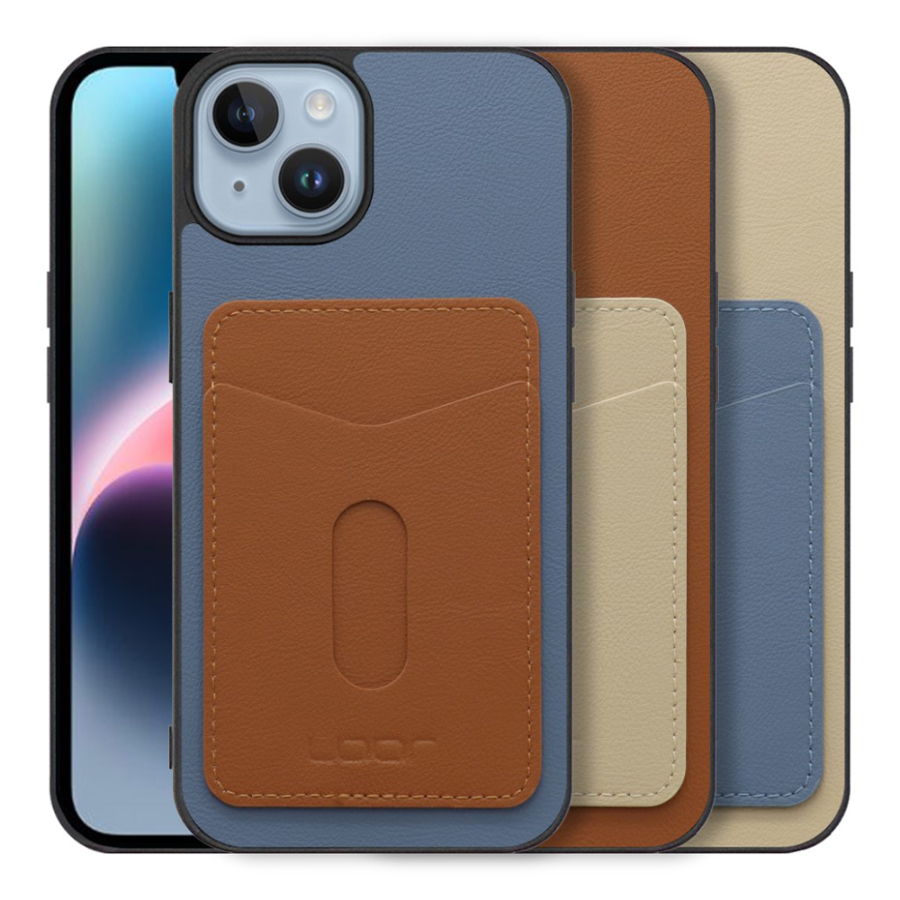 [ LOOF PASS-SHELL (LEATHER Ver.) スライド ] iPhone 14 iphone14 スマホケース 背面 ケース カバー ハードケース カード収納 カードホルダー ストラップホール [ iPhone 14 ]