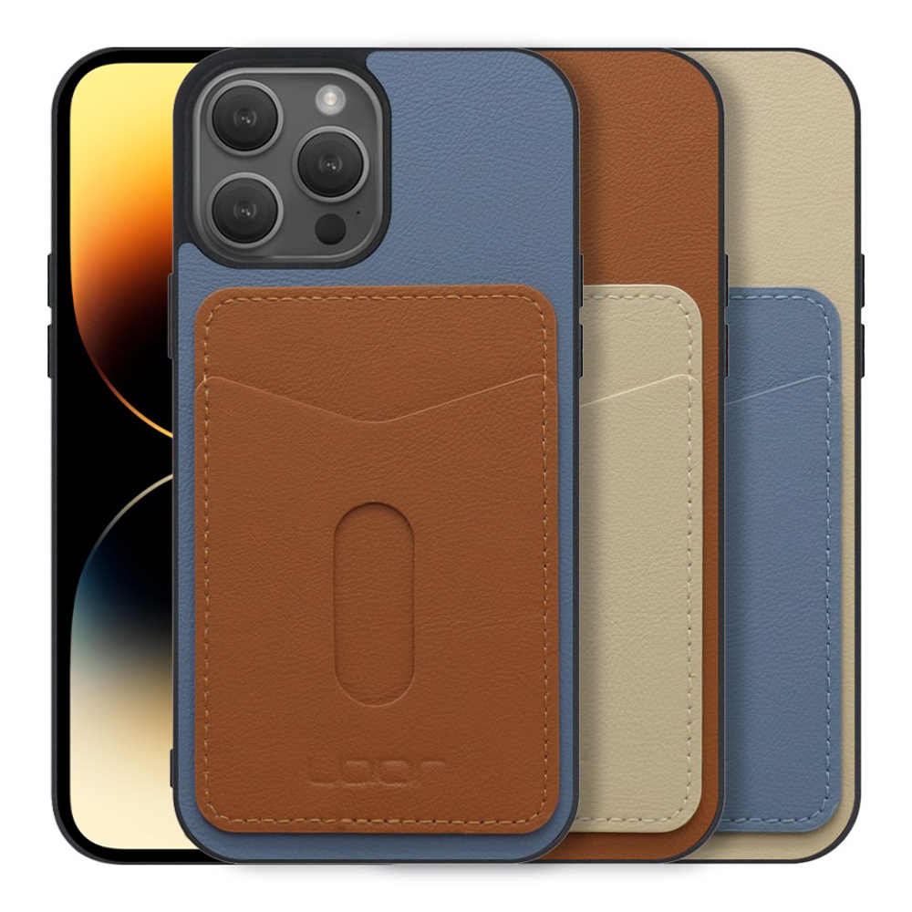 [ LOOF PASS-SHELL (LEATHER Ver.) スライド ] iPhone 14 Pro iphone14pro 14pro プロ スマホケース 背面 ケース カバー ハードケース カード収納 カードホルダー ストラップホール [ iPhone 14 Pro ]
