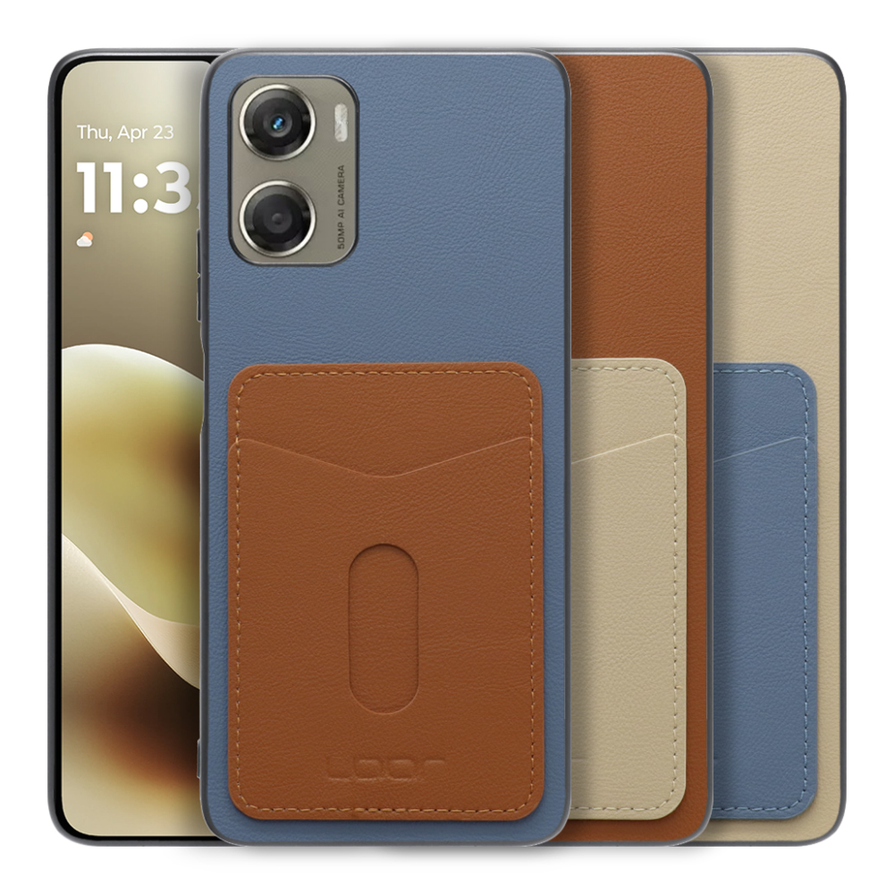 [ LOOF PASS-SHELL (LEATHER Ver.) スライド ] moto g06 モトローラ XT2535-6 スマホケース 背面 ケース カバー ハードケース カード収納 カードホルダー ストラップホール [ moto g06 ]