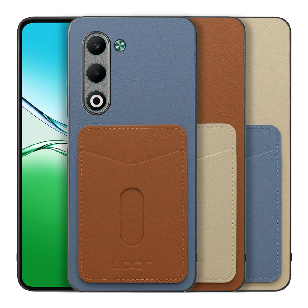 [ LOOF PASS-SHELL (LEATHER Ver.) スライド ] OPPO A5 5G オッポ CPH2735 スマホケース 背面 ケース カバー ハードケース カード収納 カードホルダー ストラップホール [ OPPO A5 5G ]