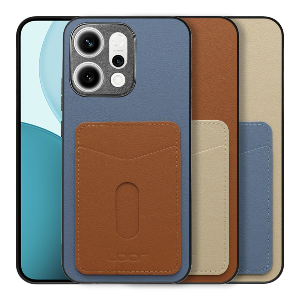 [ LOOF PASS-SHELL (LEATHER Ver.) スライド ] OPPO Reno14 5G  スマホケース 背面 ケース カバー ハードケース カード収納 カードホルダー ストラップホール [ OPPO Reno14 5G ]