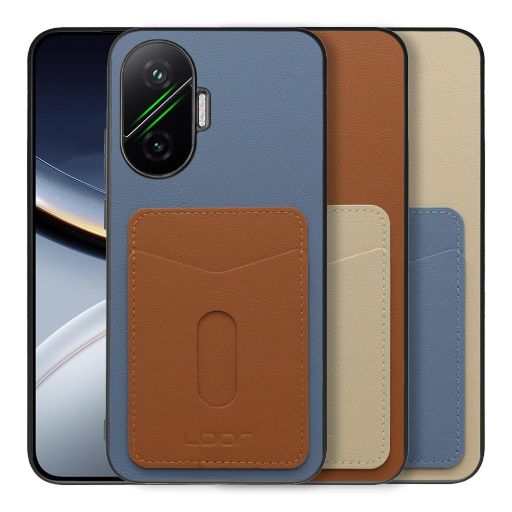 [ LOOF PASS-SHELL (LEATHER Ver.) スライド ] POCO F7 Xiaomi シャオミ スマホケース 背面 ケース カバー ハードケース カード収納 カードホルダー ストラップホール [ POCO F7 ]