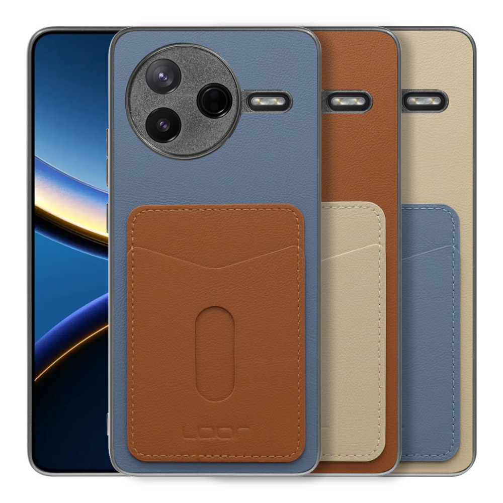 [ LOOF PASS-SHELL (LEATHER Ver.) スライド ] POCO F7 Pro Xiaomi シャオミ スマホケース 背面 ケース カバー ハードケース カード収納 カードホルダー ストラップホール [ POCO F7 Pro ]