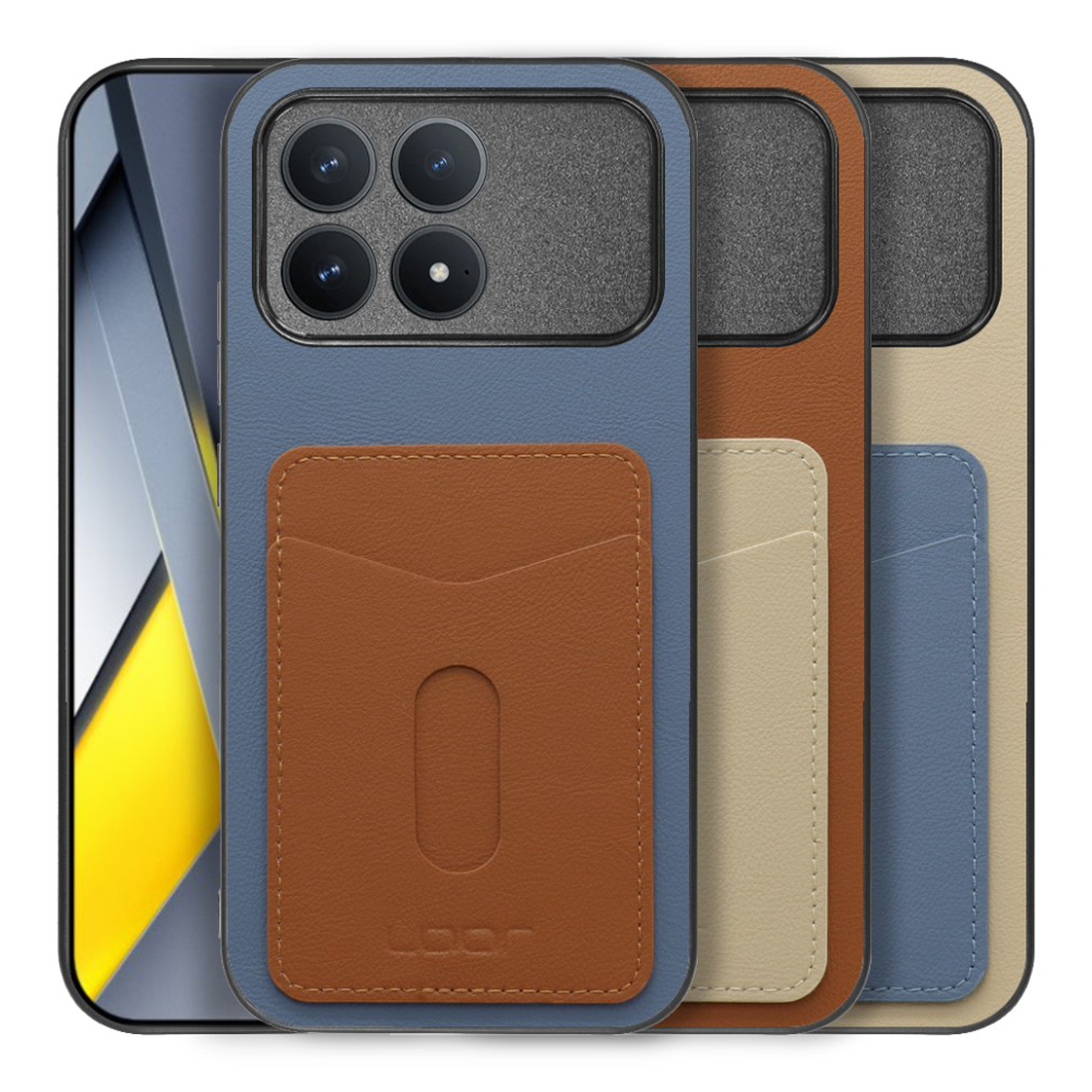[ LOOF PASS-SHELL (LEATHER Ver.) スライド ] POCO F8 Pro Xiaomi スマホケース 背面 ケース カバー ハードケース カード収納 カードホルダー ストラップホール [ POCO F8 Pro ]