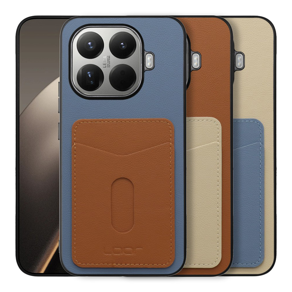 [ LOOF PASS-SHELL (LEATHER Ver.) スライド ] Xiaomi 15T Pro シャオミ 15T Pro スマホケース 背面 ケース カバー ハードケース カード収納 カードホルダー ストラップホール [ Xiaomi 15T Pro ]