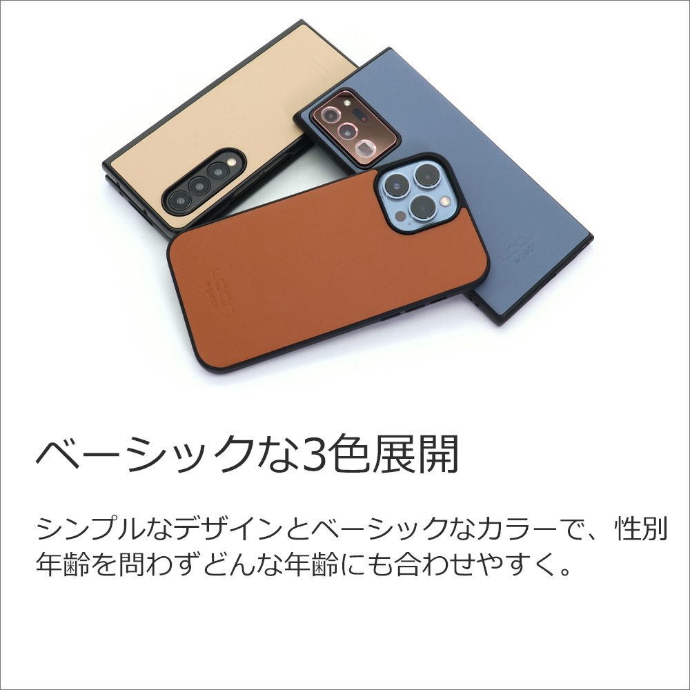 [ LOOF BASIC-SHELL ] Xiaomi Mi Note 10 / Mi Note 10 Pro minote10 minote10pro minote note10 10pro ケース カバー スマホケース 本革 レザー シンプル ストラップホール [ Mi Note 10 / Mi Note 10 Pro ]