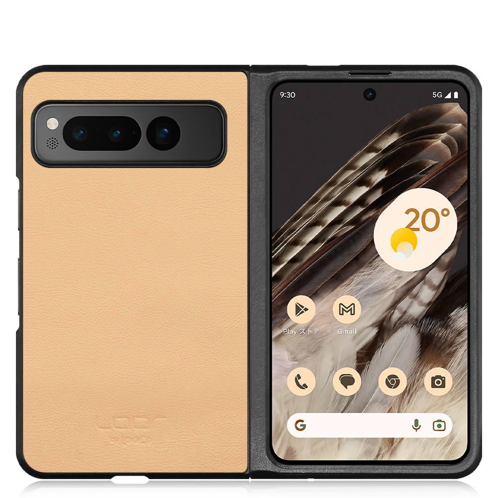 [ LOOF BASIC-SHELL ] Google Pixel Fold PixelFold ピクセルフォールド ケース カバー スマホケース 本革 レザー シンプル  [ Google Pixel Fold ]
