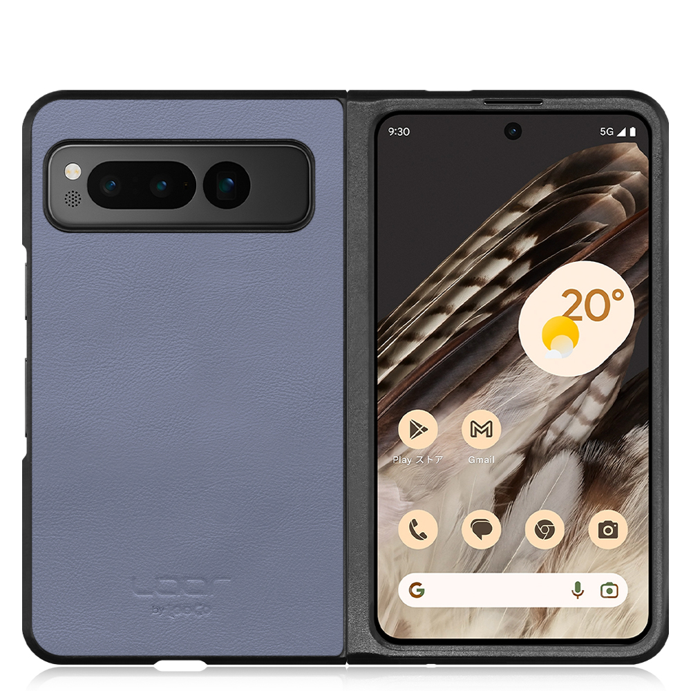 [ LOOF BASIC-SHELL ] Google Pixel Fold PixelFold ピクセルフォールド ケース カバー スマホケース 本革 レザー シンプル ストラップホール [ Google Pixel Fold ]