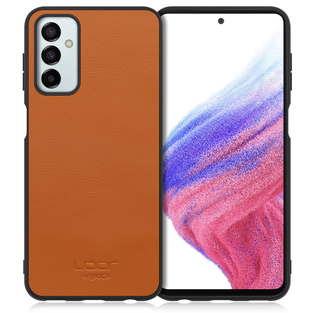 [ LOOF BASIC-SHELL ] Galaxy M23 5G m235g ケース カバー スマホケース 本革 レザー シンプル ストラップホール [ Galaxy M23 5G ]