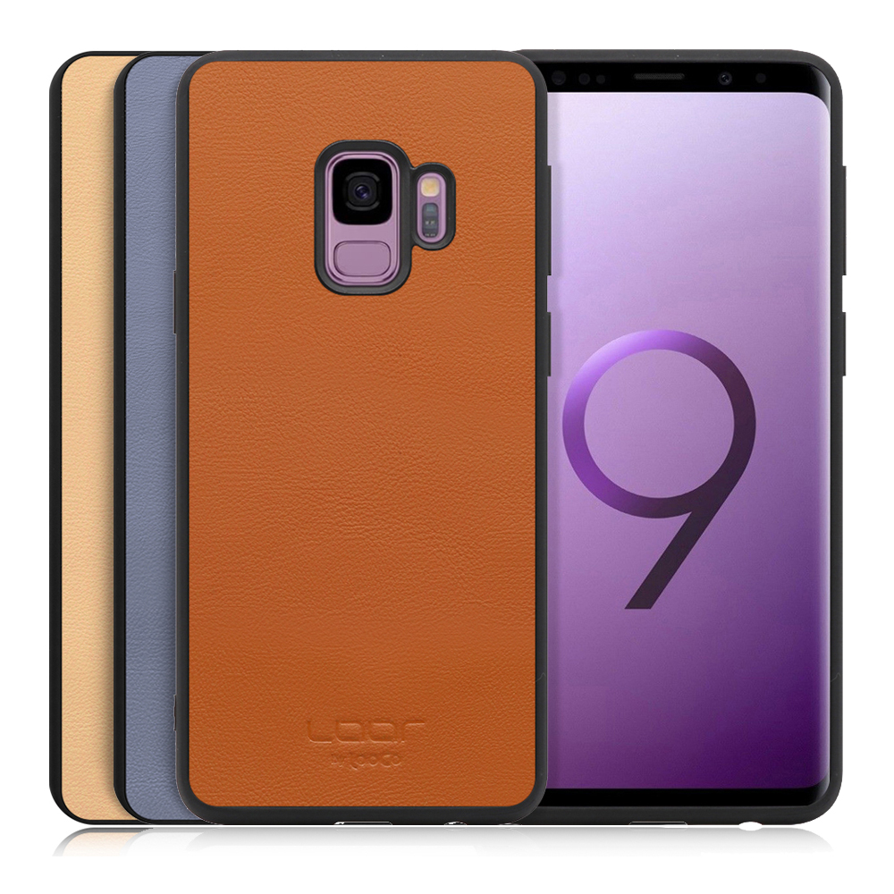 [ LOOF BASIC-SHELL ] Galaxy S9 / SC-02K / SCV38 galaxys9 ケース カバー スマホケース 本革 レザー シンプル ストラップホール [ Galaxy S9 ]