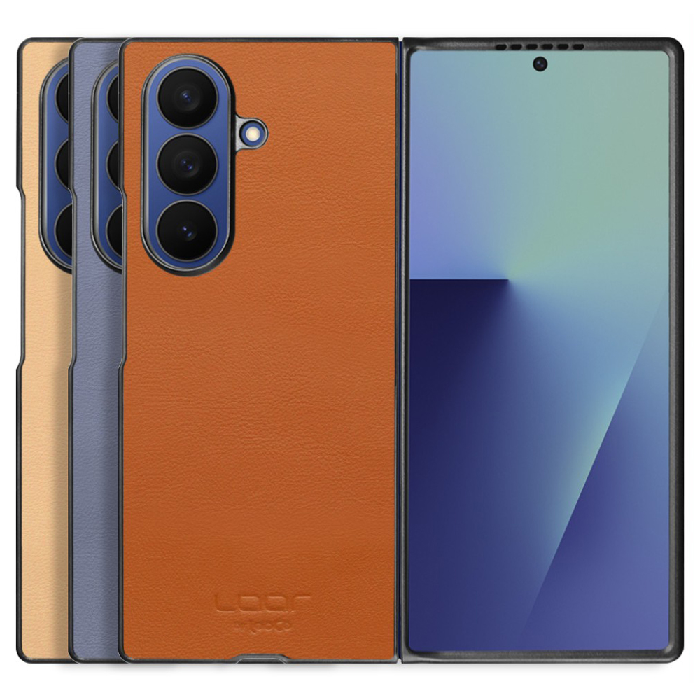 [ LOOF BASIC-SHELL ] Galaxy Z Fold7  SC-56F ケース カバー スマホケース 本革 レザー シンプル  [ Galaxy Z Fold7 ]