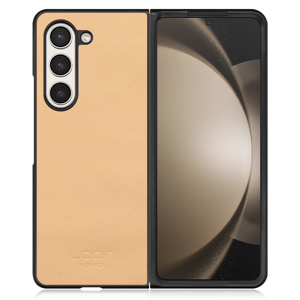 [ LOOF BASIC-SHELL ] Galaxy Z Fold5 zfold5 ケース カバー スマホケース 本革 レザー シンプル  [ Galaxy Z Fold5 ]