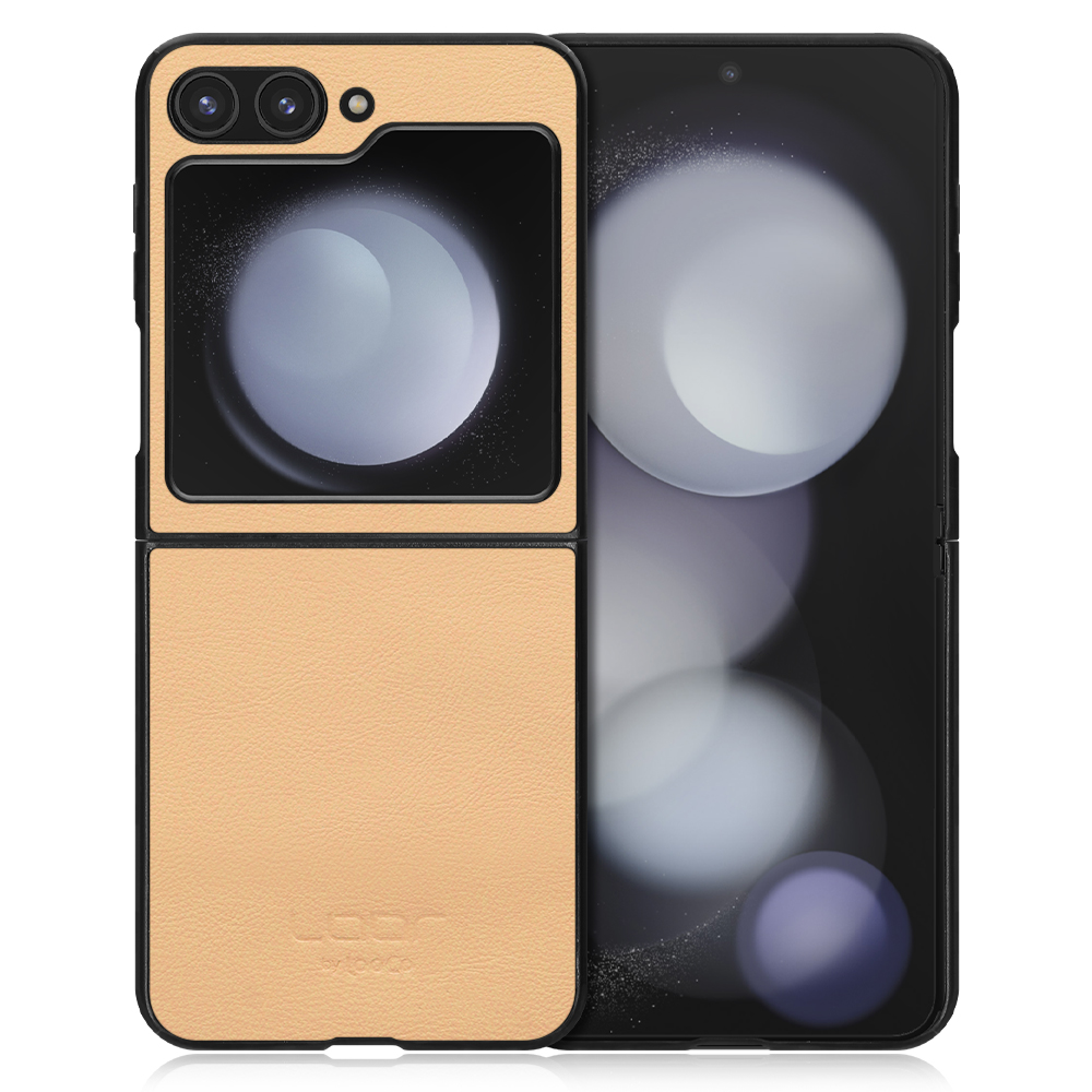[ LOOF BASIC-SHELL ] Galaxy Z Flip5 zflip5 ケース カバー スマホケース 本革 レザー シンプル  [ Galaxy Z Flip5 ]