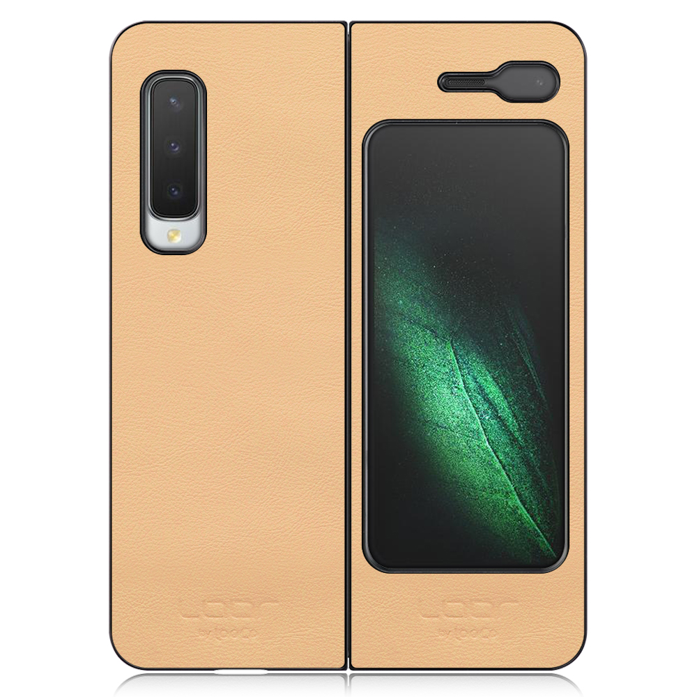 [ LOOF BASIC-SHELL ] Galaxy Fold SCV44  ケース カバー スマホケース 本革 レザー シンプル  [ Galaxy Fold ]