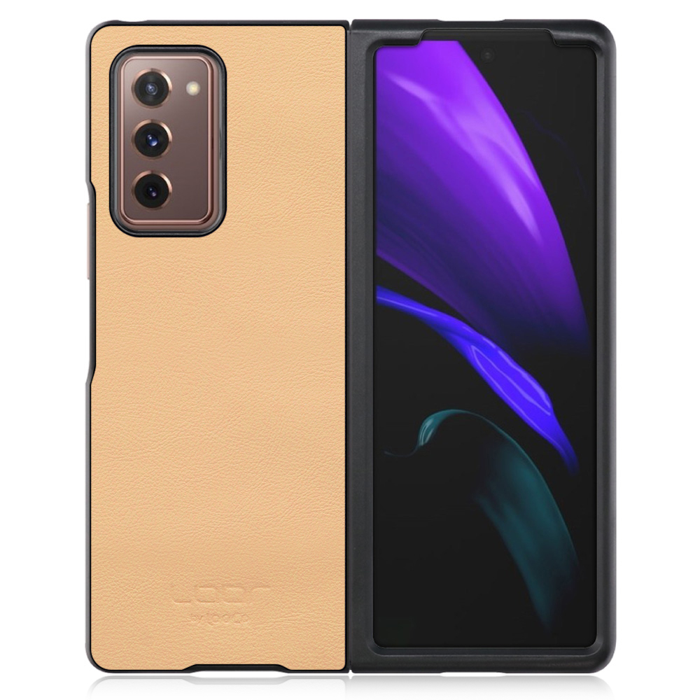 [ LOOF BASIC-SHELL ] Galaxy Z Fold2 5G / SCG05 zfold25g zfold2 ケース カバー スマホケース 本革 レザー シンプル  [ Galaxy Z Fold2 5G ]