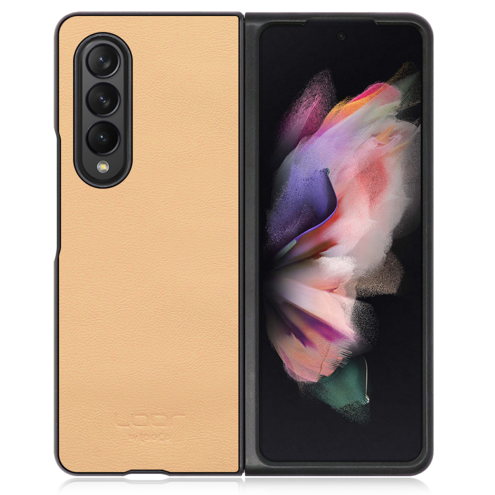 [ LOOF BASIC-SHELL ] Galaxy Z Fold3 5G / SC-55B / SCG11 zfold35g zfold3 ケース カバー スマホケース 本革 レザー シンプル  [ Galaxy Z Fold3 5G   ]