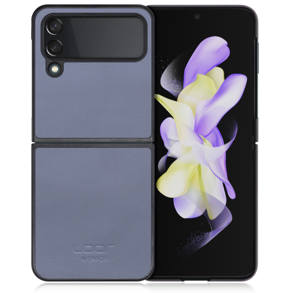 [ LOOF BASIC-SHELL ] Galaxy Z Flip4 zflip4 ケース カバー スマホケース 本革 レザー シンプル  [ Galaxy Z Flip4 ]