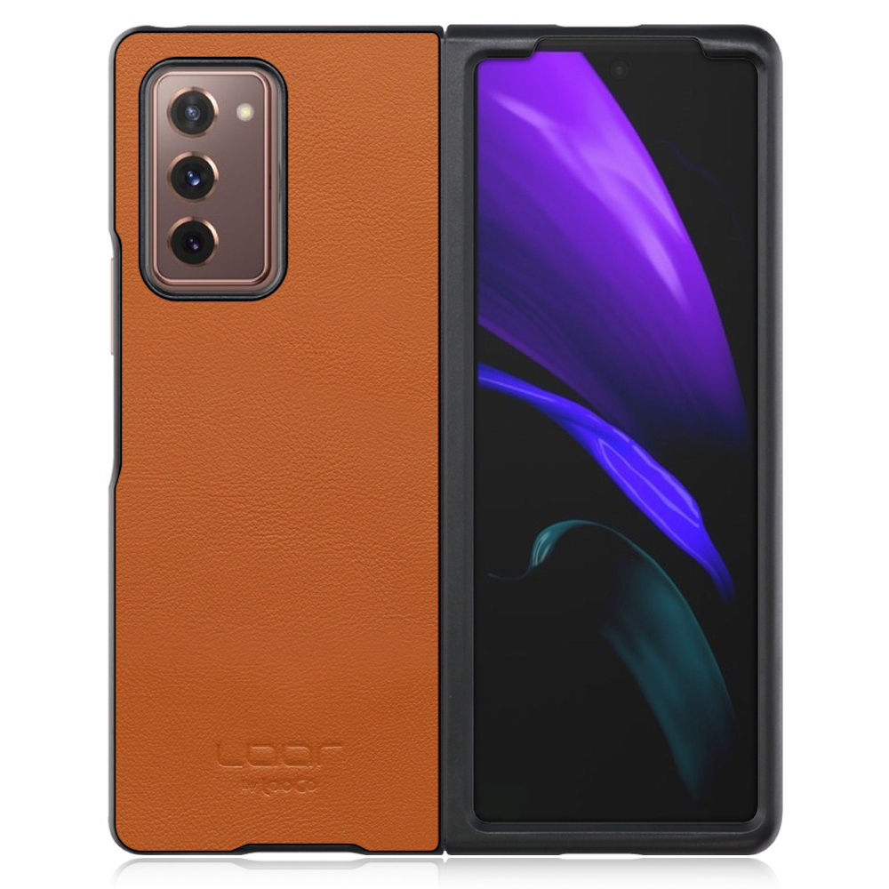 [ LOOF BASIC-SHELL ] Galaxy Z Fold2 5G / SCG05 zfold25g zfold2 ケース カバー スマホケース 本革 レザー シンプル  [ Galaxy Z Fold2 5G ]