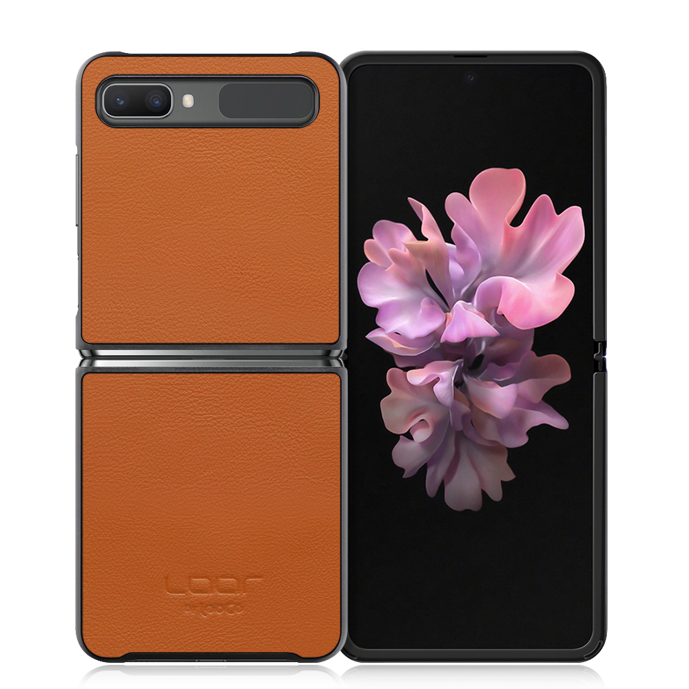 [ LOOF BASIC-SHELL ] Galaxy Z Flip / Z Flip 5G / SCV47 / SCG04 zflip zflip5g ケース カバー スマホケース 本革 レザー シンプル  [ Galaxy Z Flip / Z Flip 5G ]